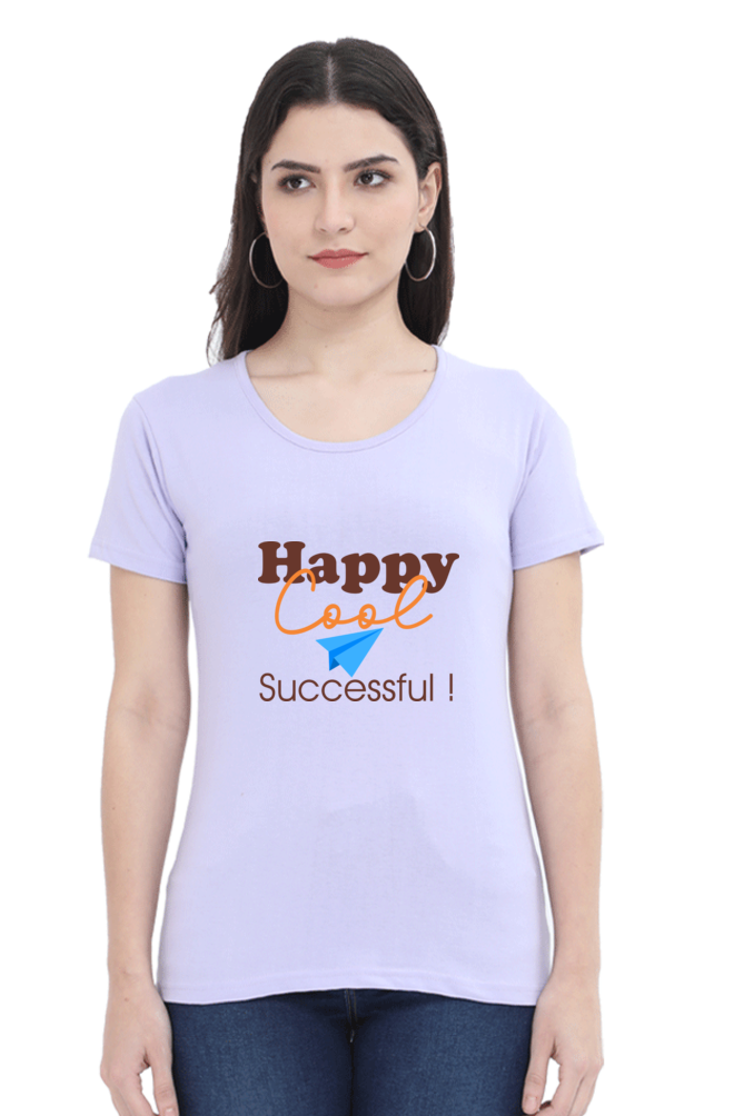 Happy Cool - Women's Round Neck T-Shirt