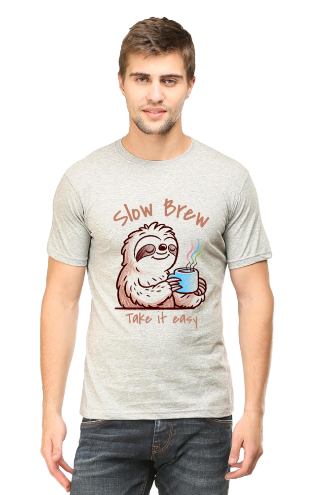 Take it Easy Men's Round Neck T-Shirt