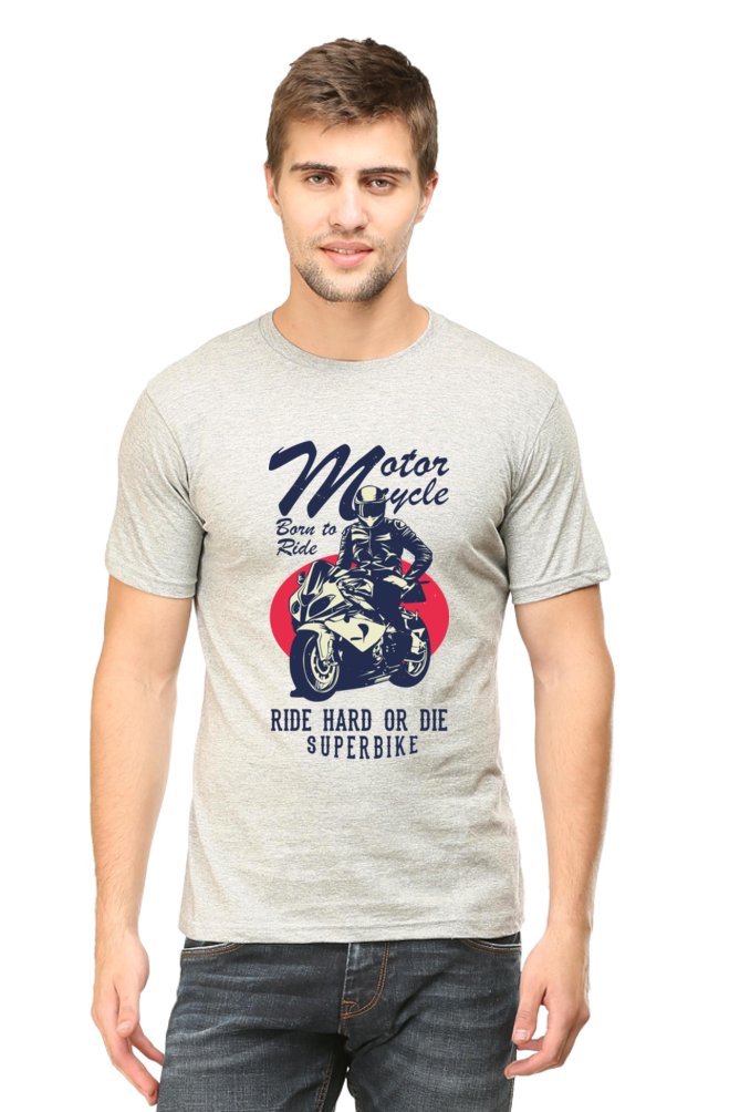 Born to Ride Superbike - Men's Round Neck T-Shirt