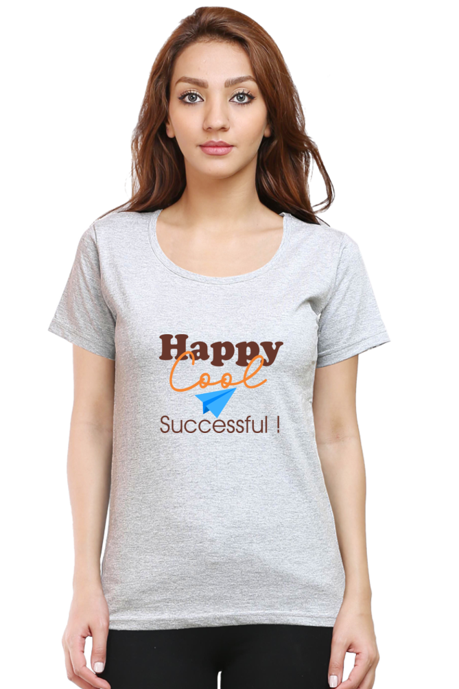 Happy Cool - Women's Round Neck T-Shirt
