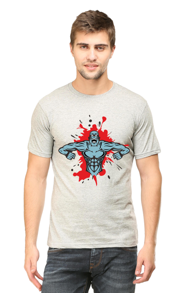 GYM Men's Round Neck T-Shirt
