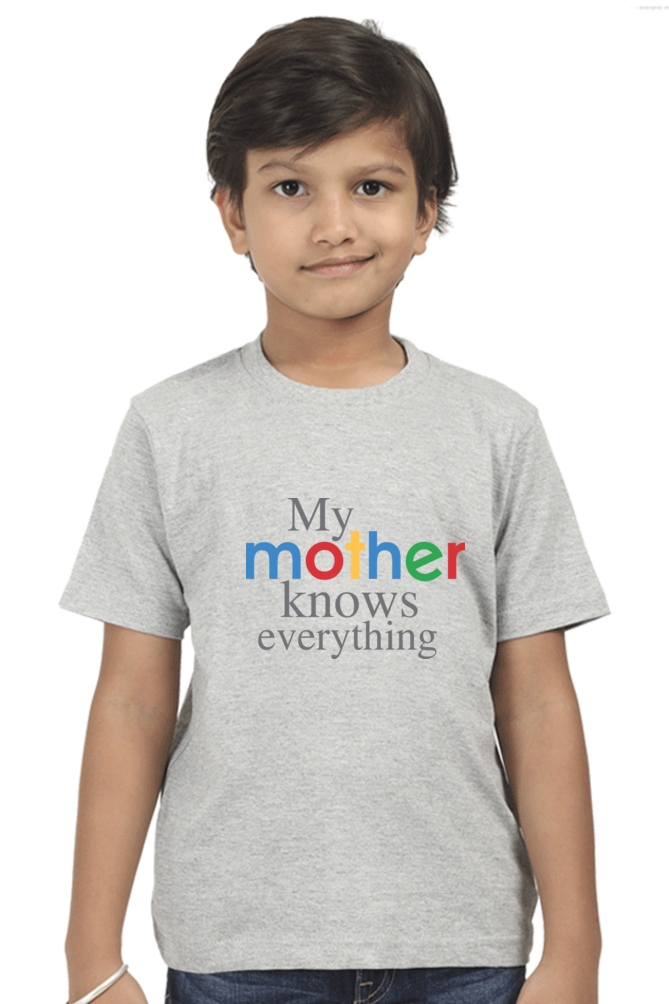 My Mother - Boy's Round Neck T-Shirt