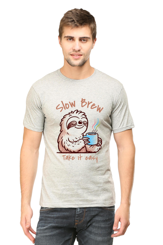 Take it Easy Men's Round Neck T-Shirt