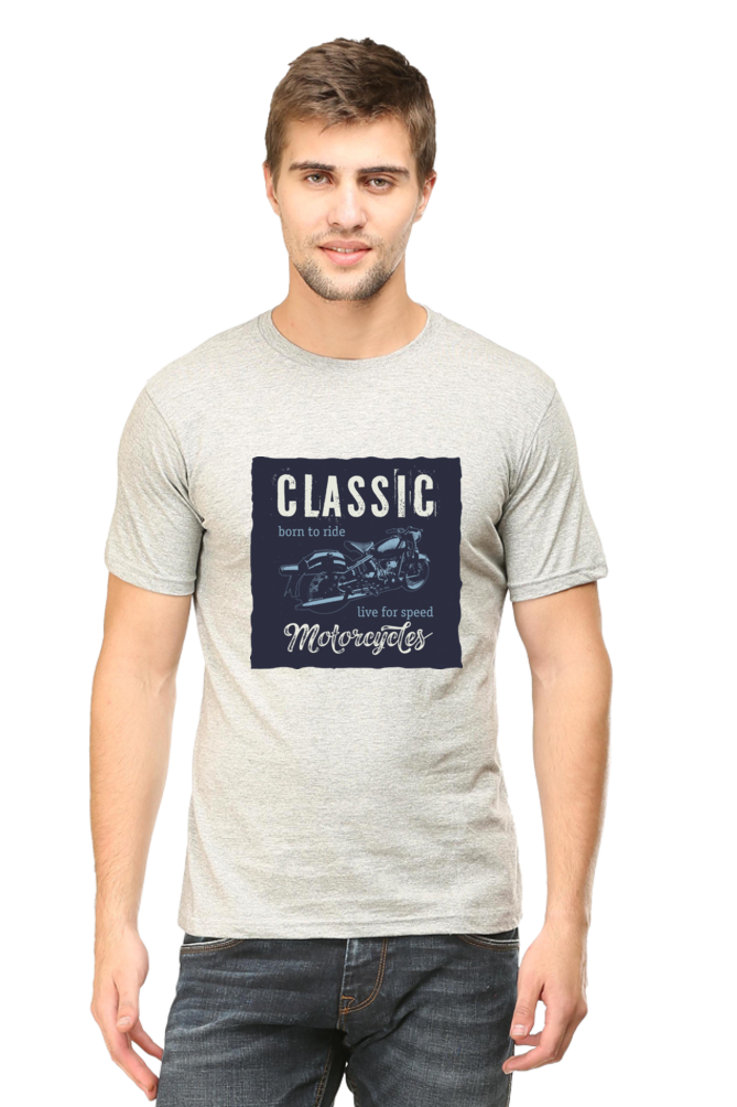 Classic Motorcycle Men's Round Neck T-Shirt