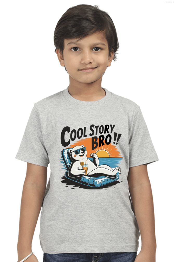 Cool Story Bro - Kids Round Neck T-Shirt