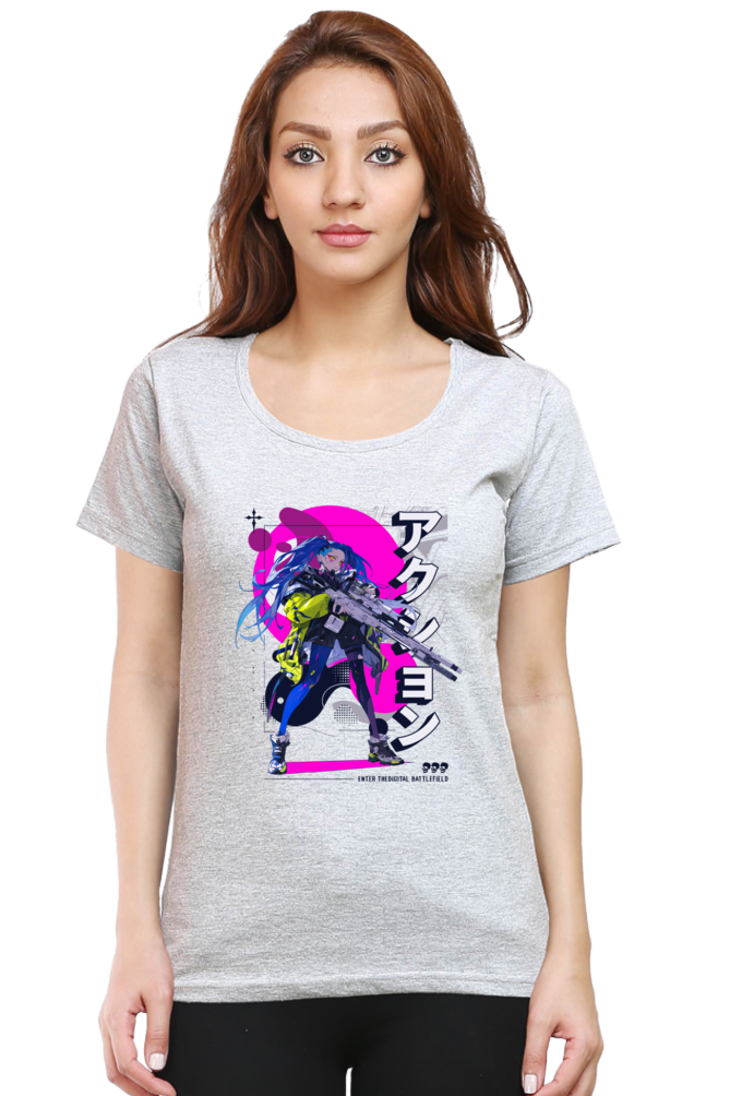 Anime - Womens Round Neck T-Shirt