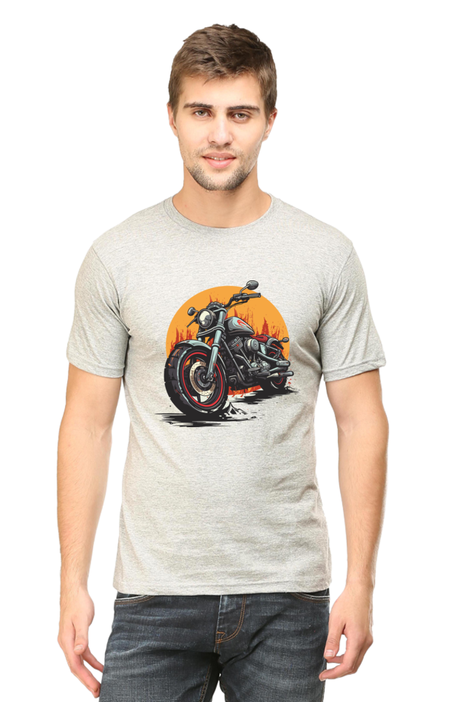Classic Bike Men's Round Neck T-Shirt