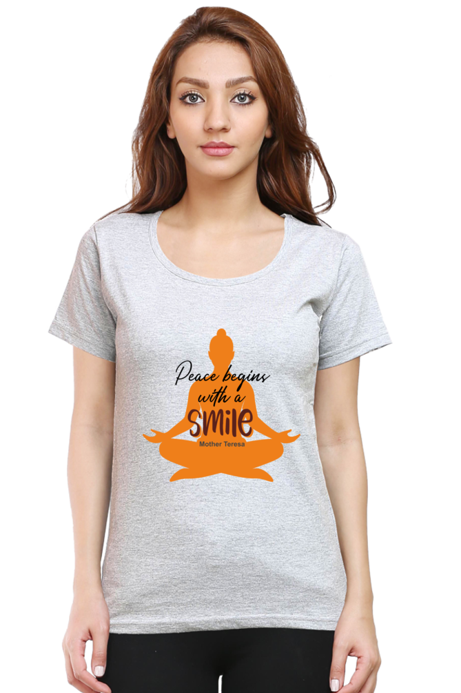 Yoga Women Round Neck T-Shirt