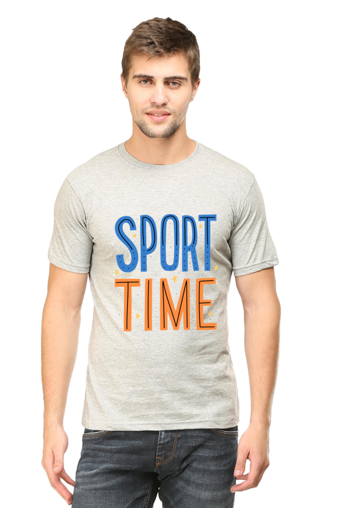 Sport Time Men's Round Neck T-Shirt