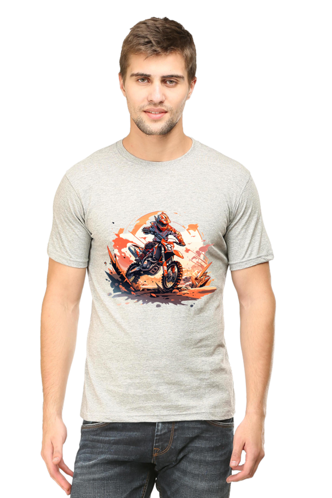 Motocross - Men's Round Neck T-Shirt