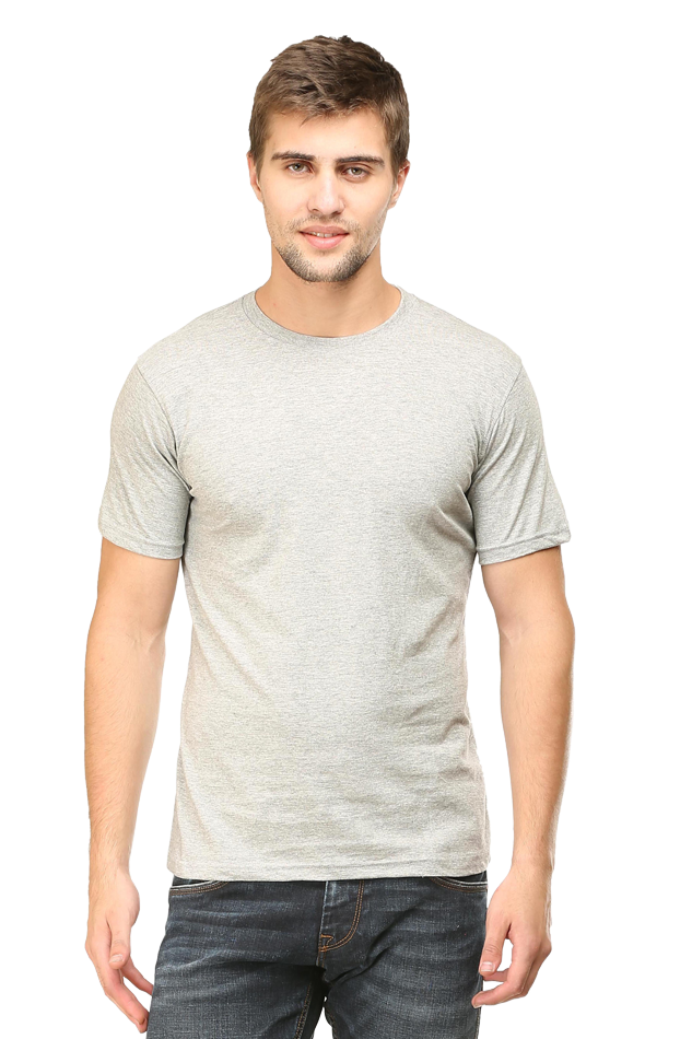 Round Neck Plain T-Shirt ArtWORLD