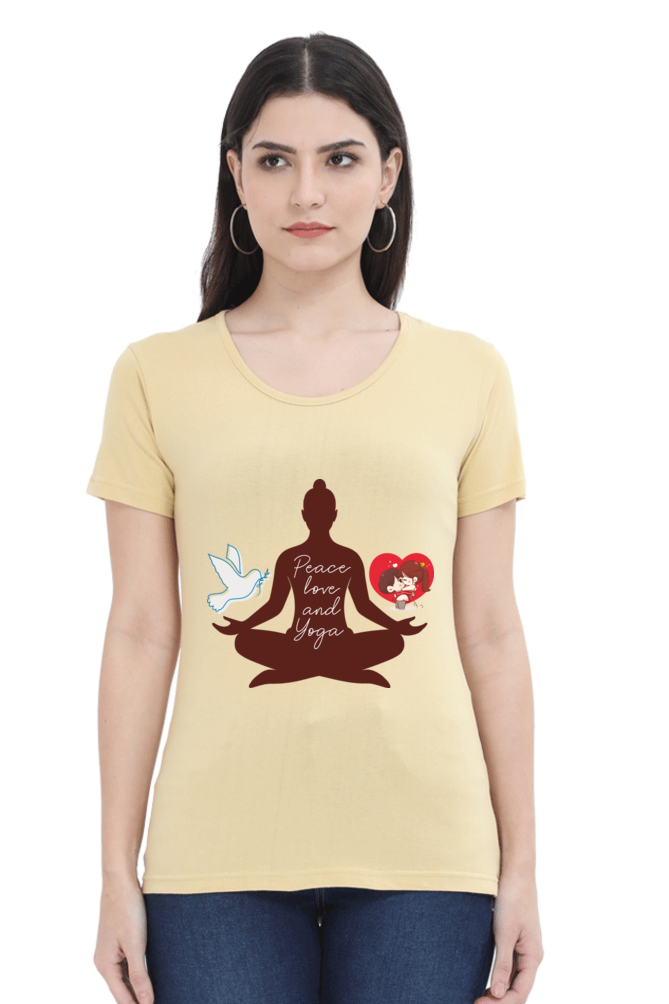 Yoga Round Neck T-Shirts