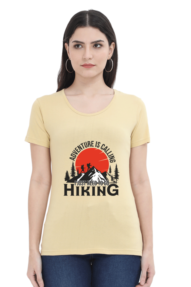 Adventure is calling - Women's Round Neck T-Shirt