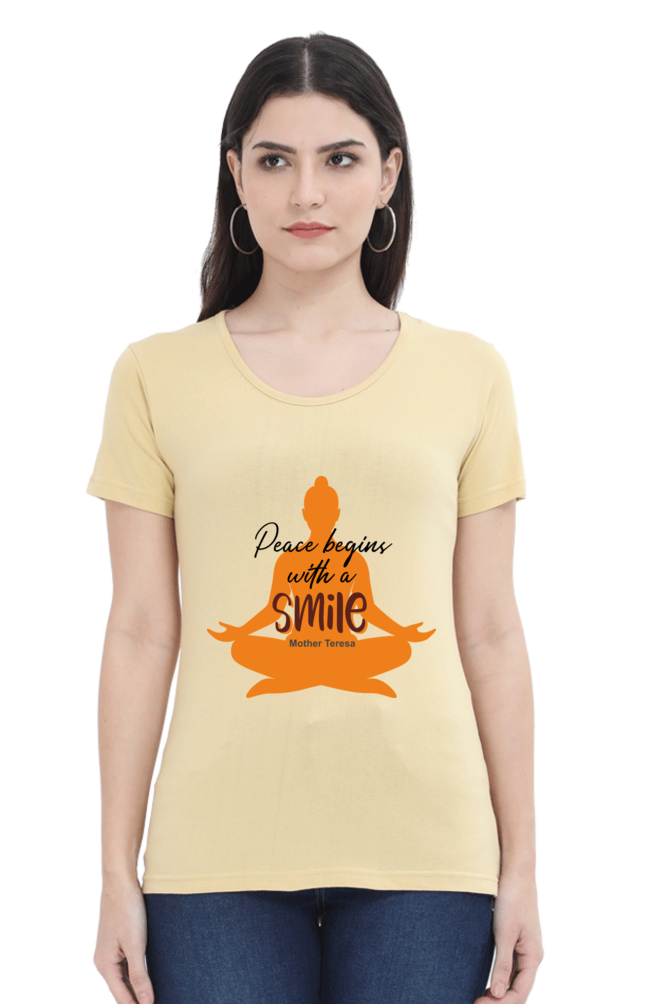 Yoga Women Round Neck T-Shirt