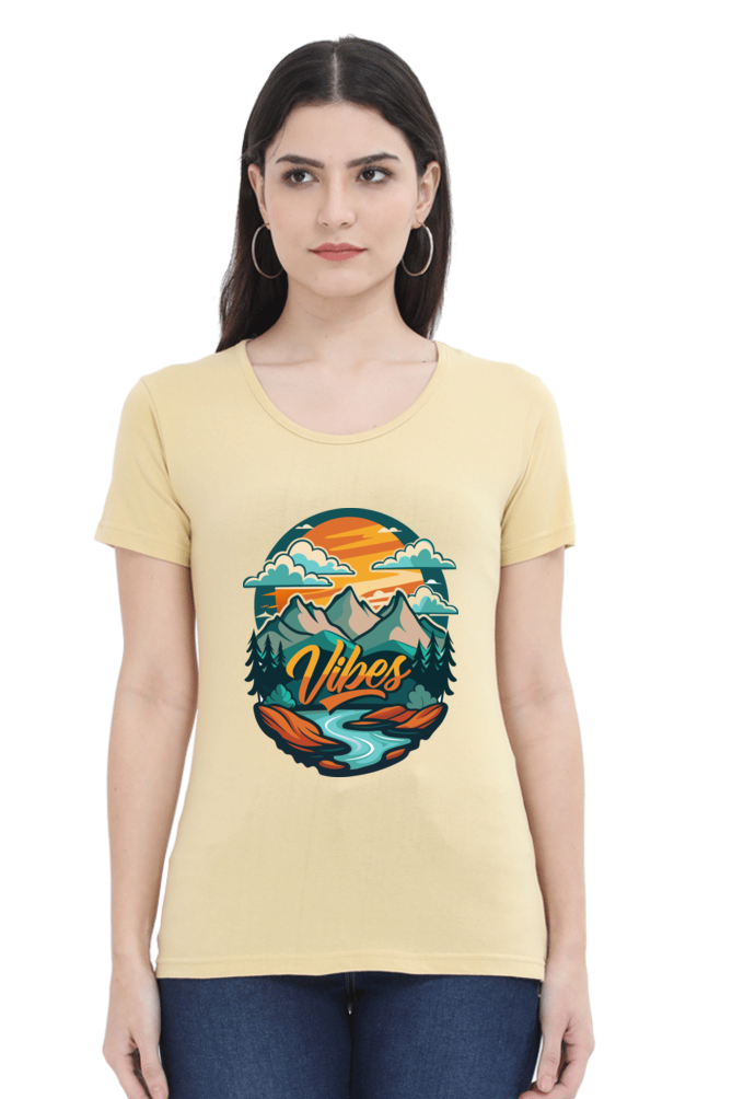 Travel vibes - Women's Round Neck T-Shirts