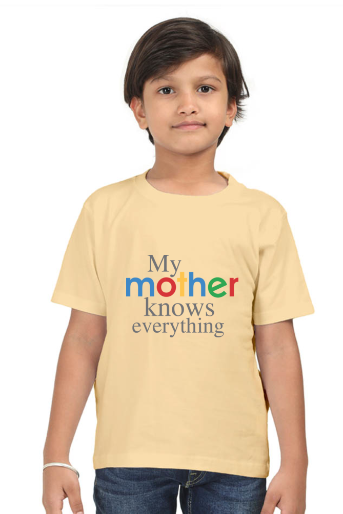My Mother - Boy's Round Neck T-Shirt