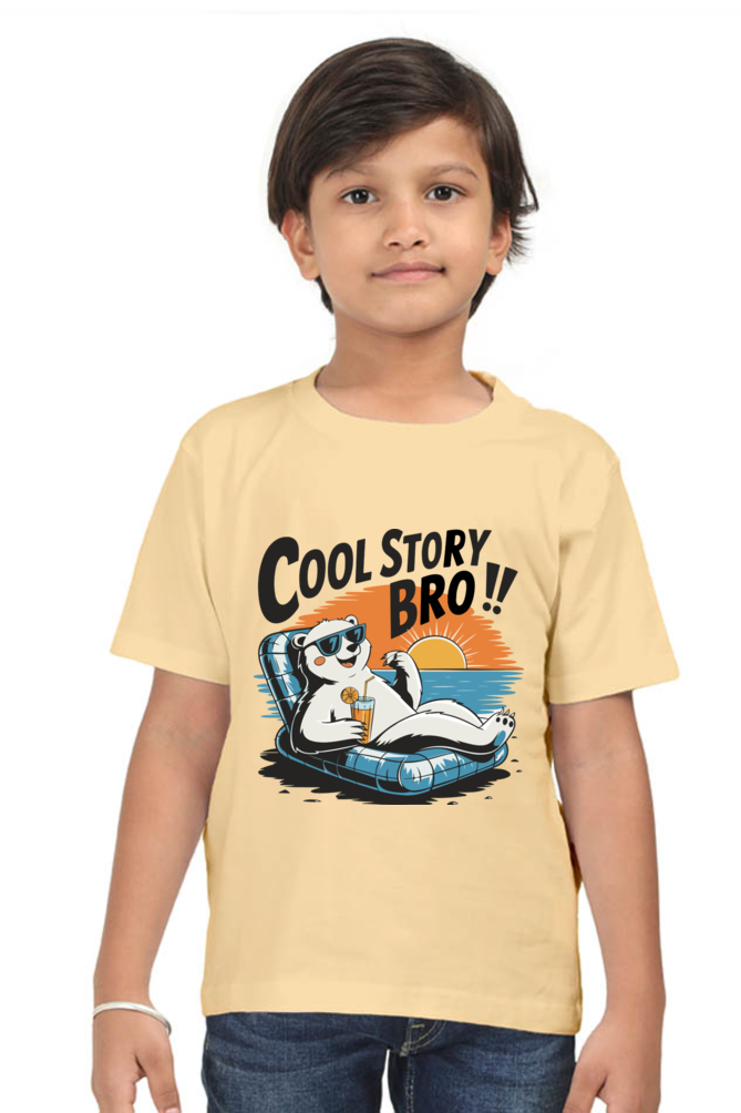 Cool Story Bro - Kids Round Neck T-Shirt