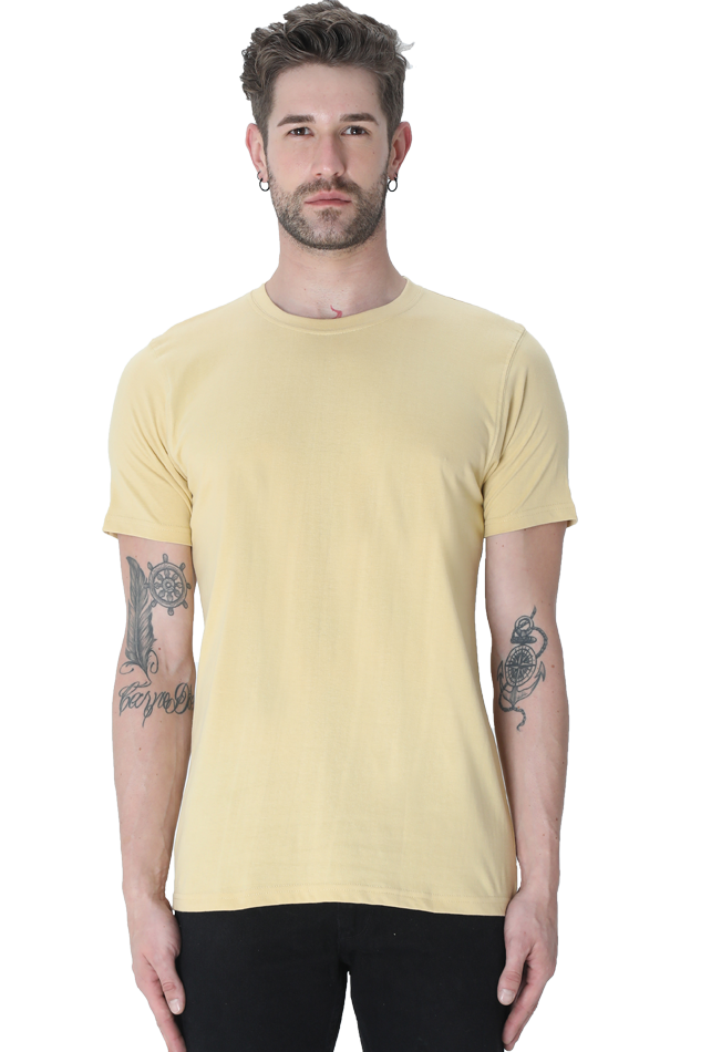 Round Neck Plain T-Shirt ArtWORLD