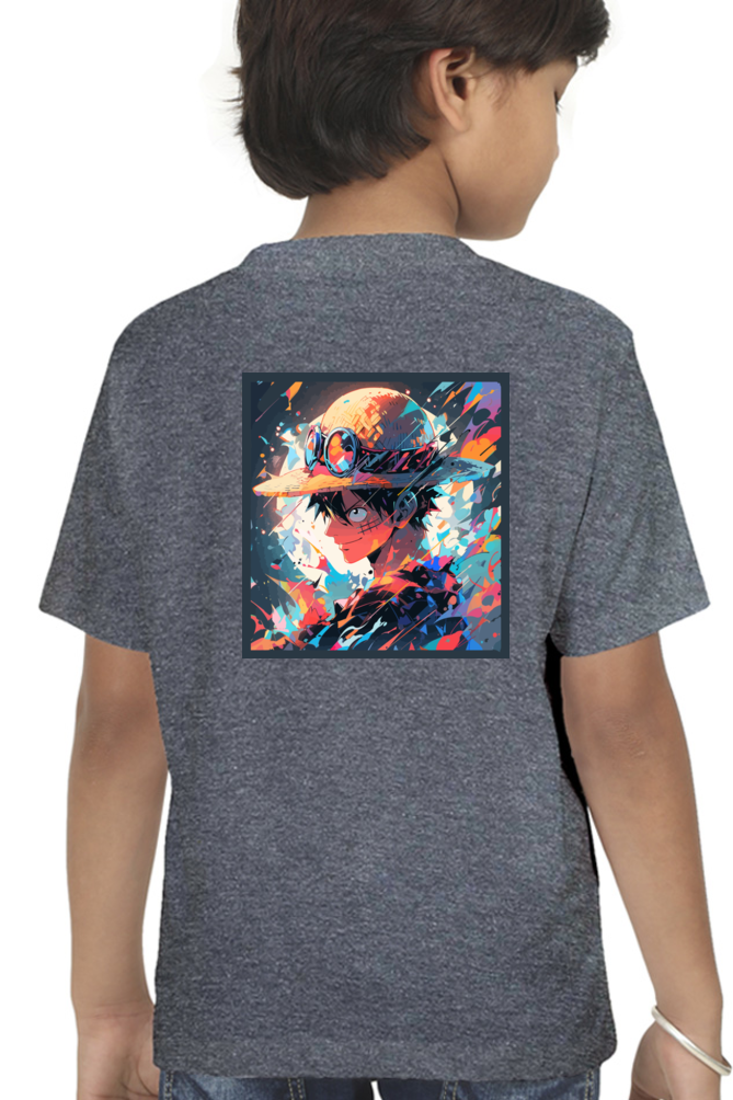 Anime Boys T-Shirt F/B Print