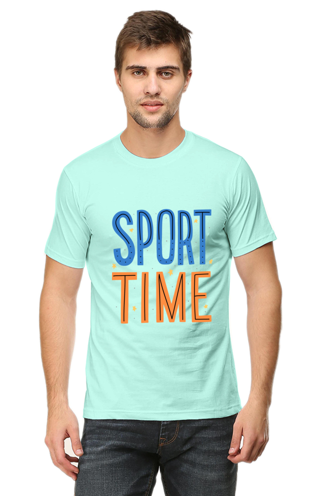 Sport Time Men's Round Neck T-Shirt