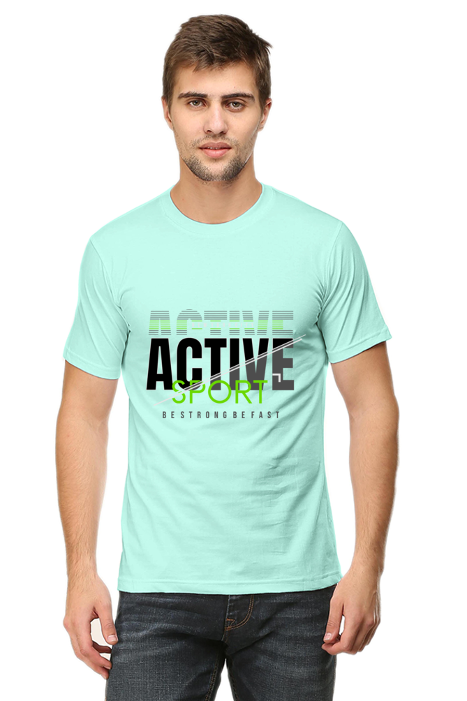 Active Sport Men's Round Neck T-Shirt