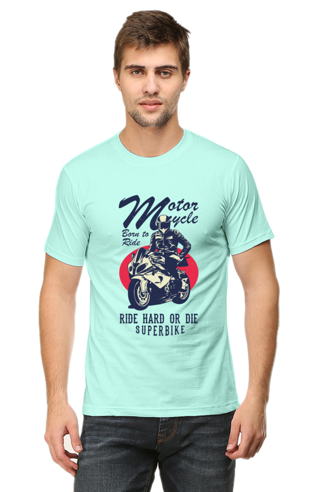 Born to Ride Superbike - Men's Round Neck T-Shirt