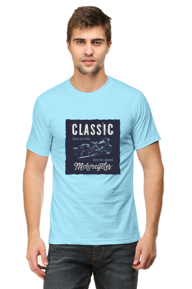 Classic Motorcycle Men's Round Neck T-Shirt