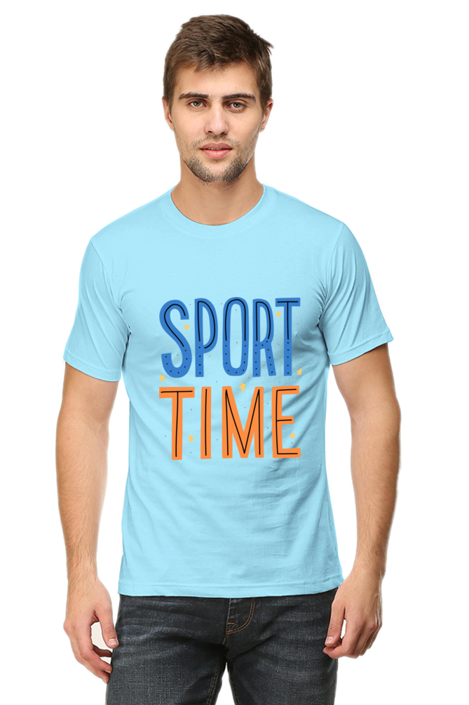 Sport Time Men's Round Neck T-Shirt