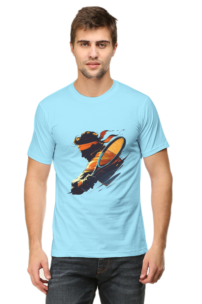 Tennis Men's Round Neck T-Shirt