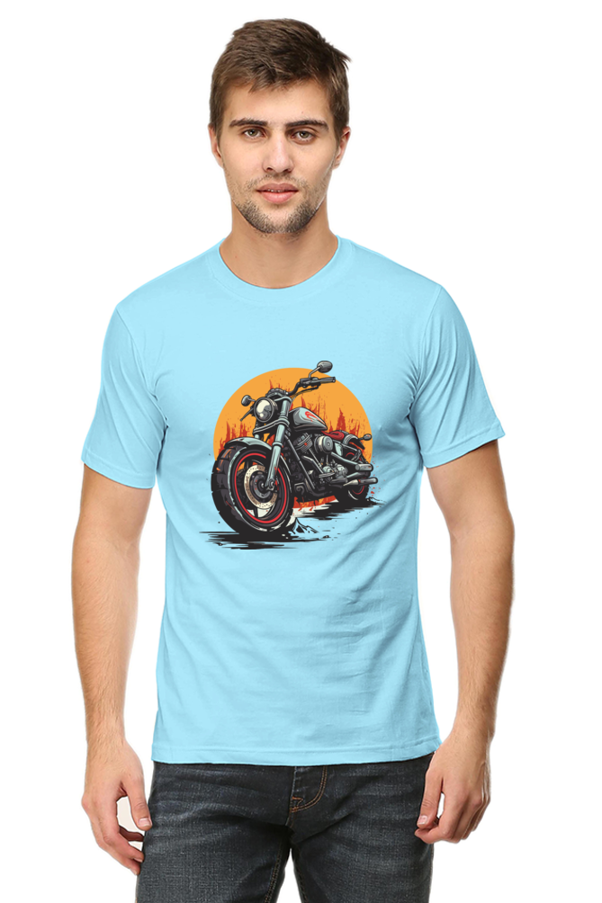 Classic Bike Men's Round Neck T-Shirt