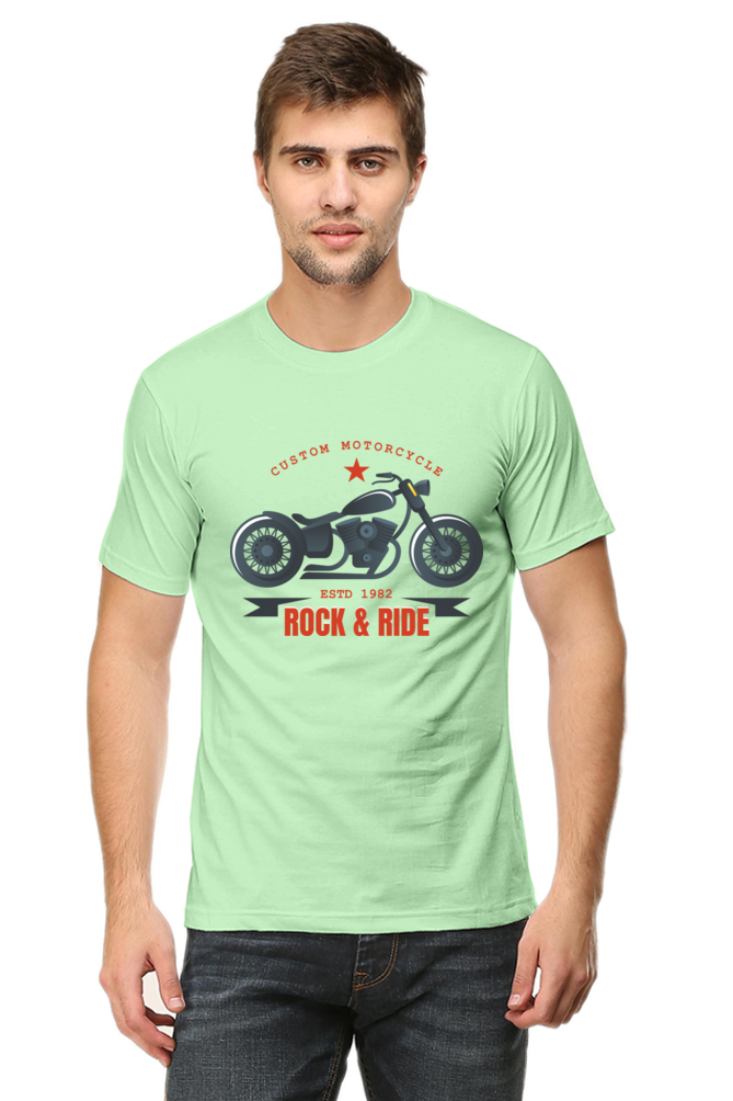 Rock and Ride Men's Round Neck T-Shirt