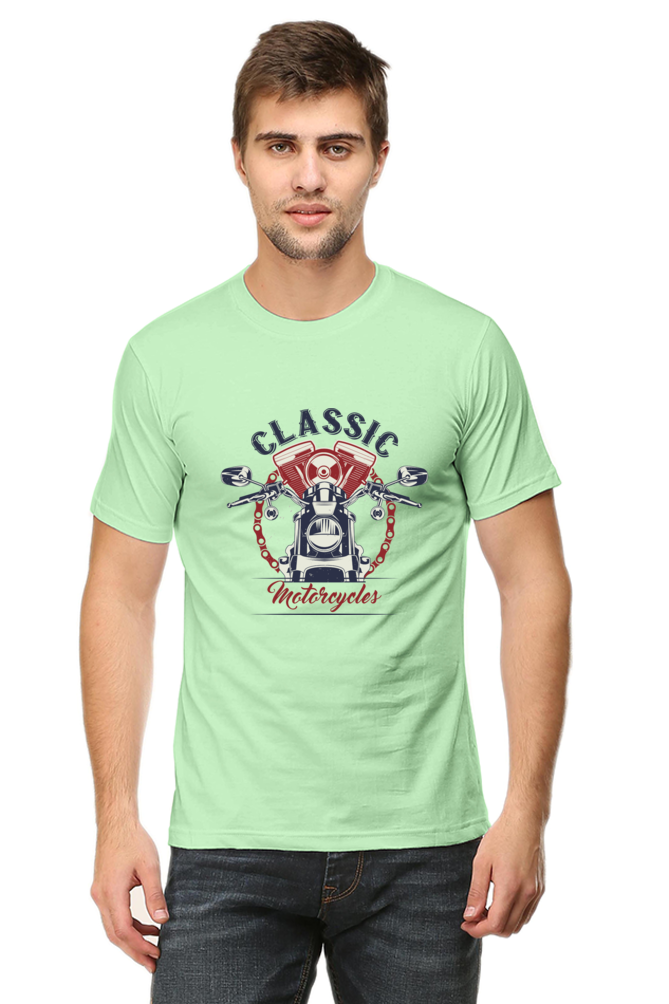 Class motorcycle Men's Round Neck T-Shirt