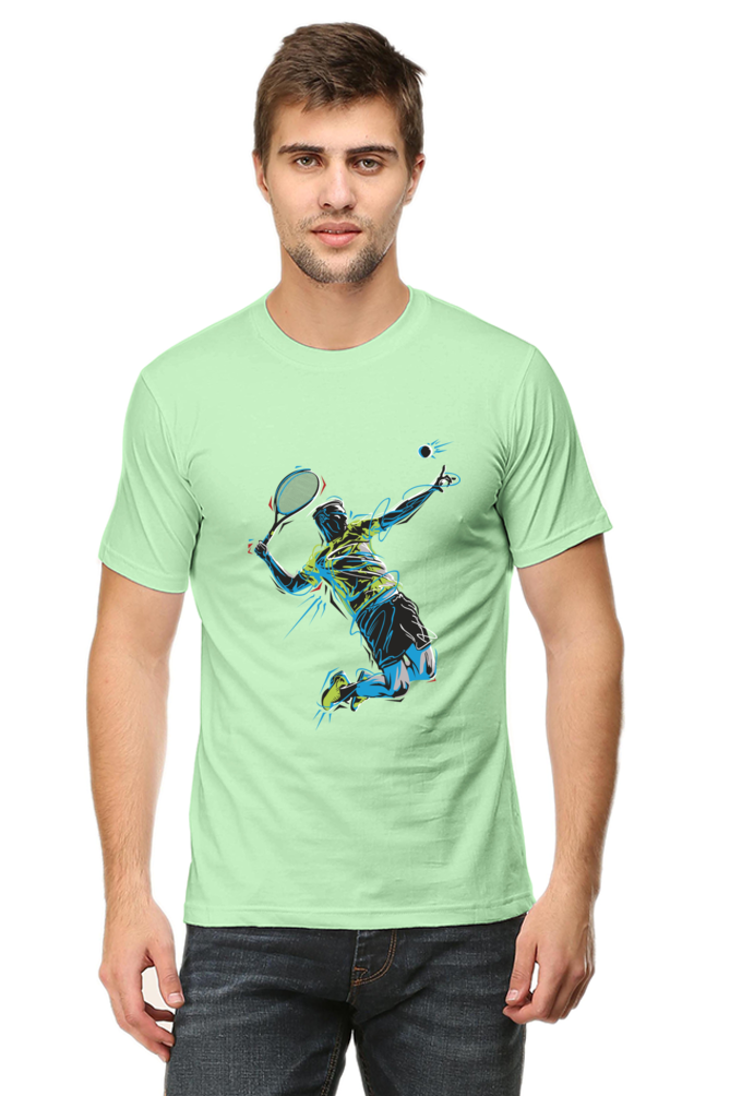 Tennis Men's Round Neck T-Shirt