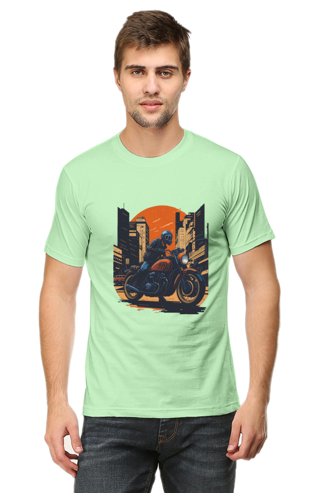 Classic Bike Ride Men's Round Neck T-Shirt