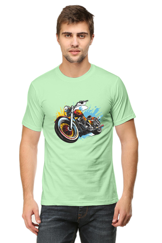 Bike Lovers Men's Round Neck T-Shirt