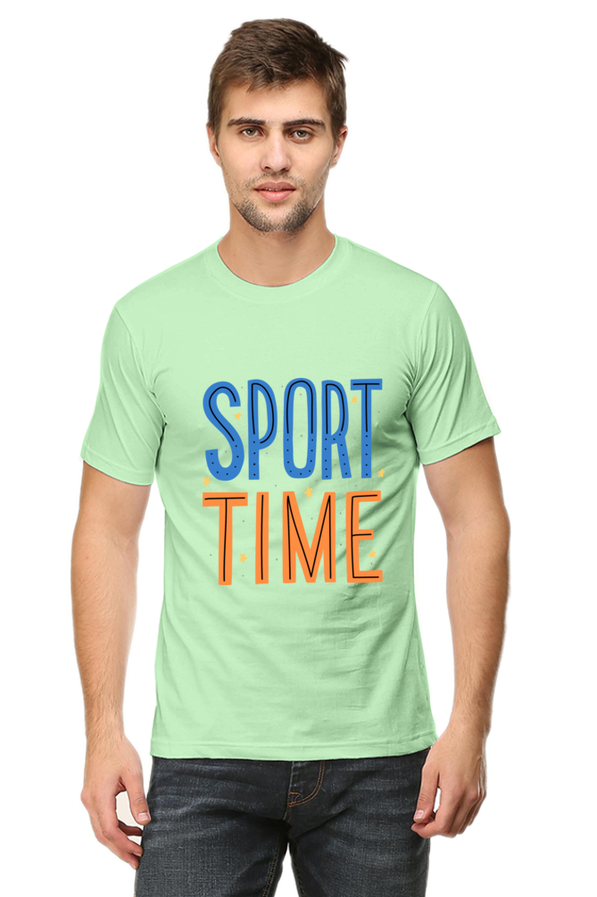 Sport Time Men's Round Neck T-Shirt