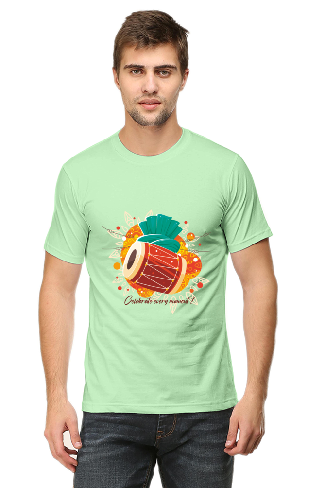 Music Celebration Men's Round Neck T-Shirt