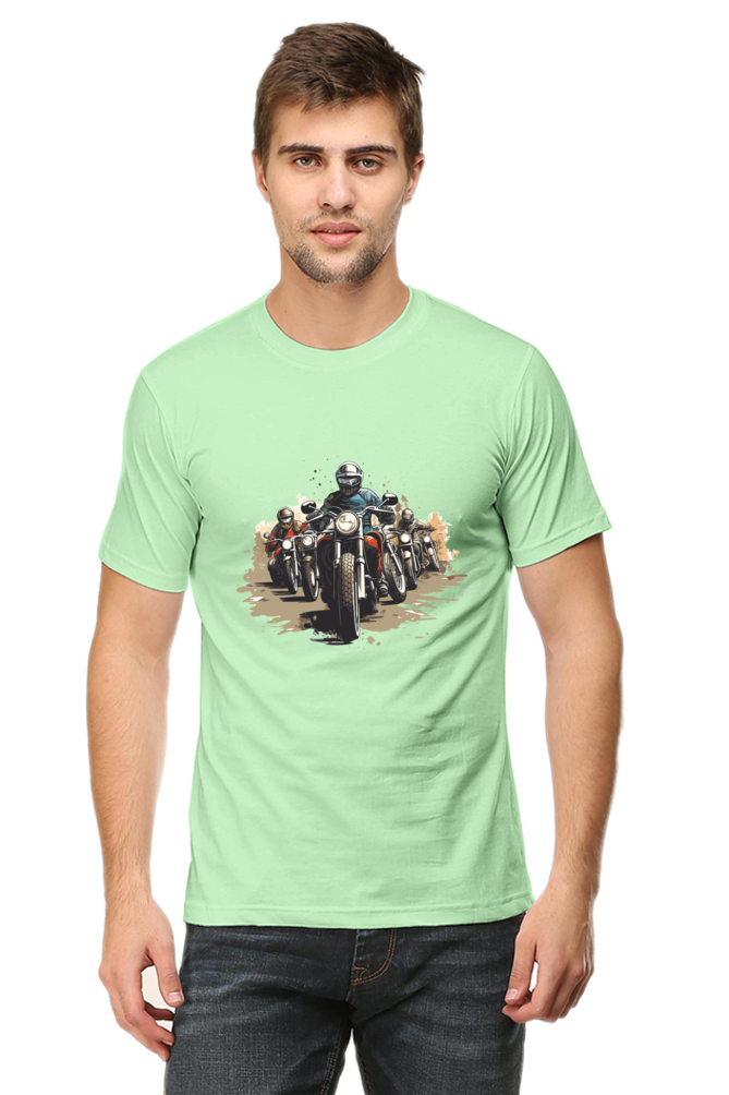Bikers Men's Round Neck T-Shirt