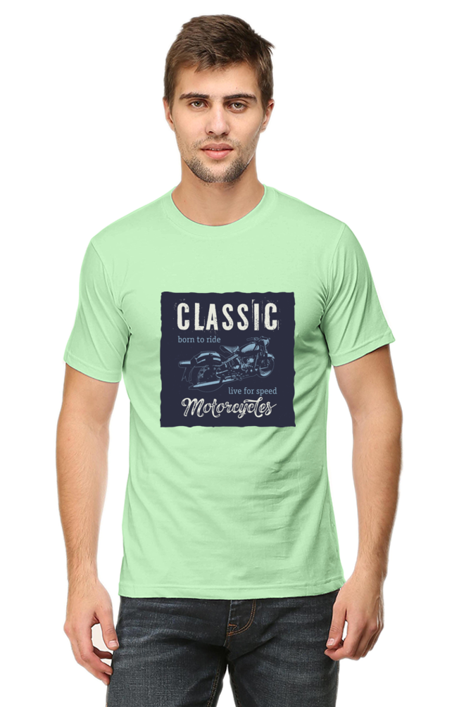 Classic Motorcycle Men's Round Neck T-Shirt