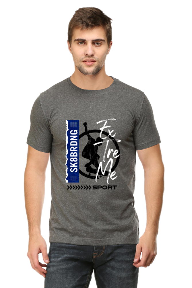 Skate Board Men's Round Neck T-shirt