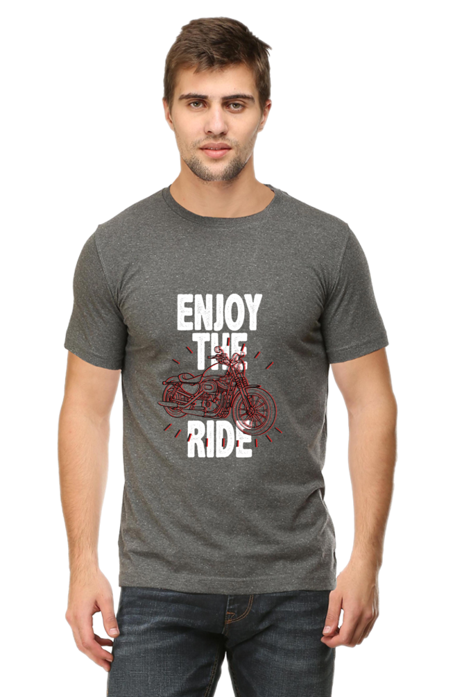 Enjoy The Ride Men's Round Neck T-Shirt