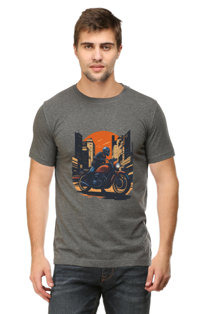 Classic Bike Ride Men's Round Neck T-Shirt