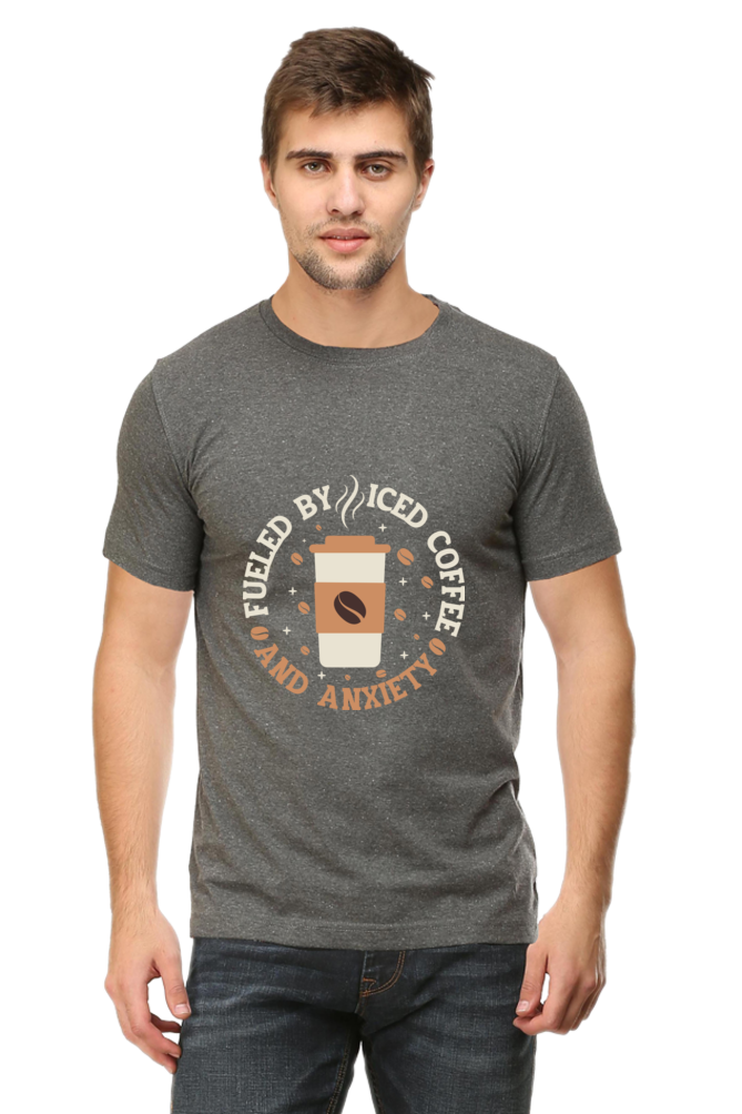 Ice & Coffee Men's Round Neck T-Shirt