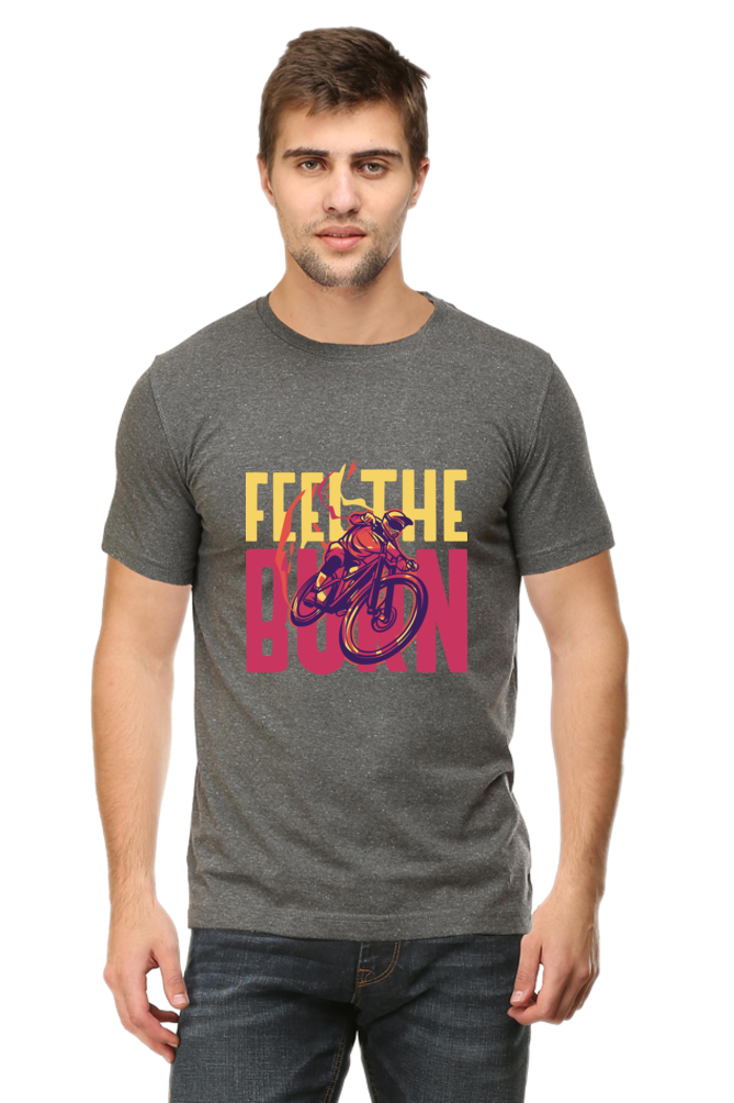 Feel the Burn Men's Round Neck T-shirt