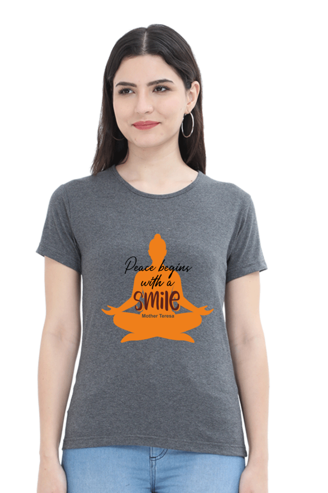 Yoga Women Round Neck T-Shirt