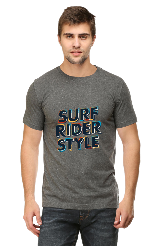 Surf Rider Style - Men's Round Neck T-Shirt