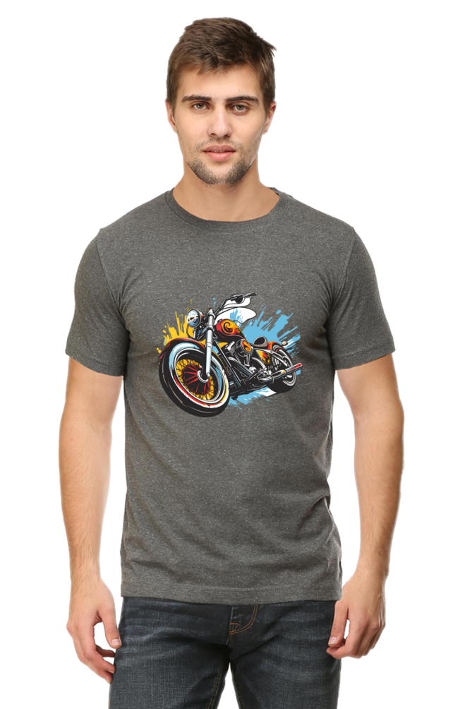 Bike Lovers Men's Round Neck T-Shirt