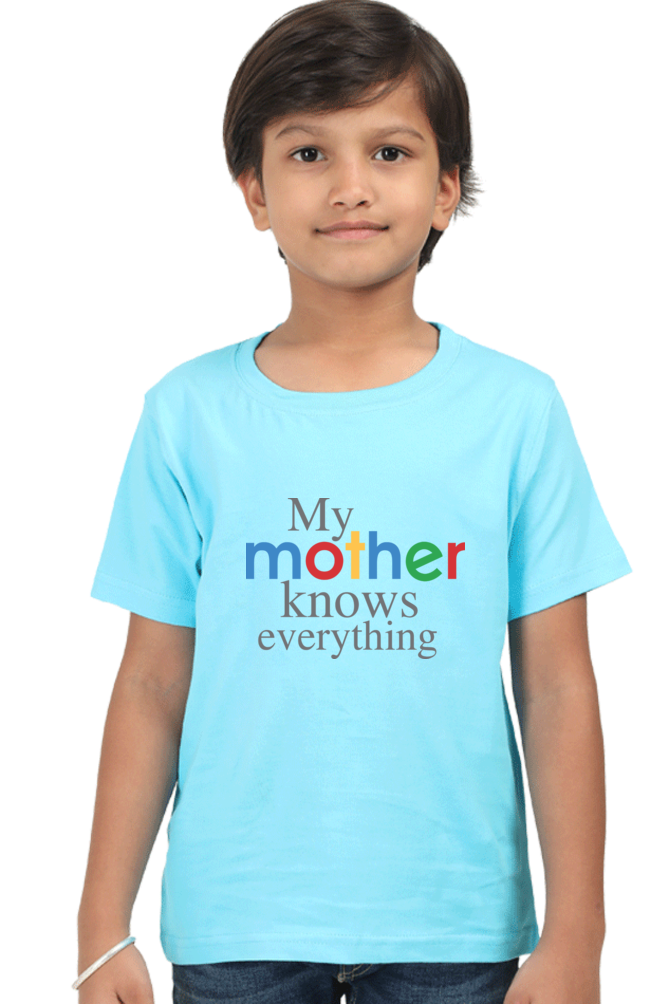 My Mother - Boy's Round Neck T-Shirt