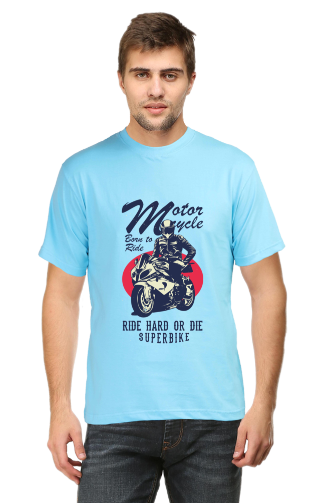 Born to Ride Superbike - Men's Round Neck T-Shirt