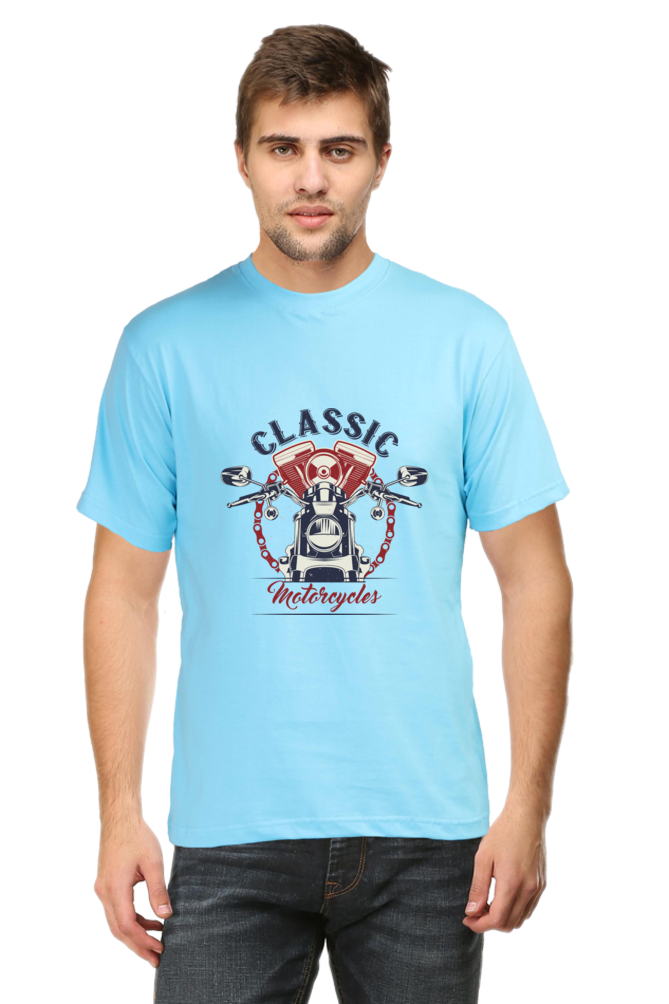 Class motorcycle Men's Round Neck T-Shirt